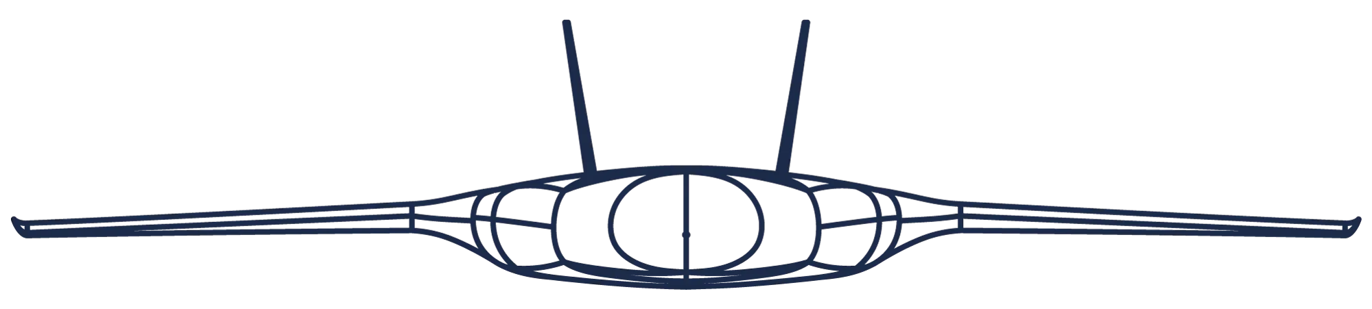 Vue d'un design du Natilus Kona avec une silhouette aérodynamique et des lignes épurées, mettant en avant sa structure.